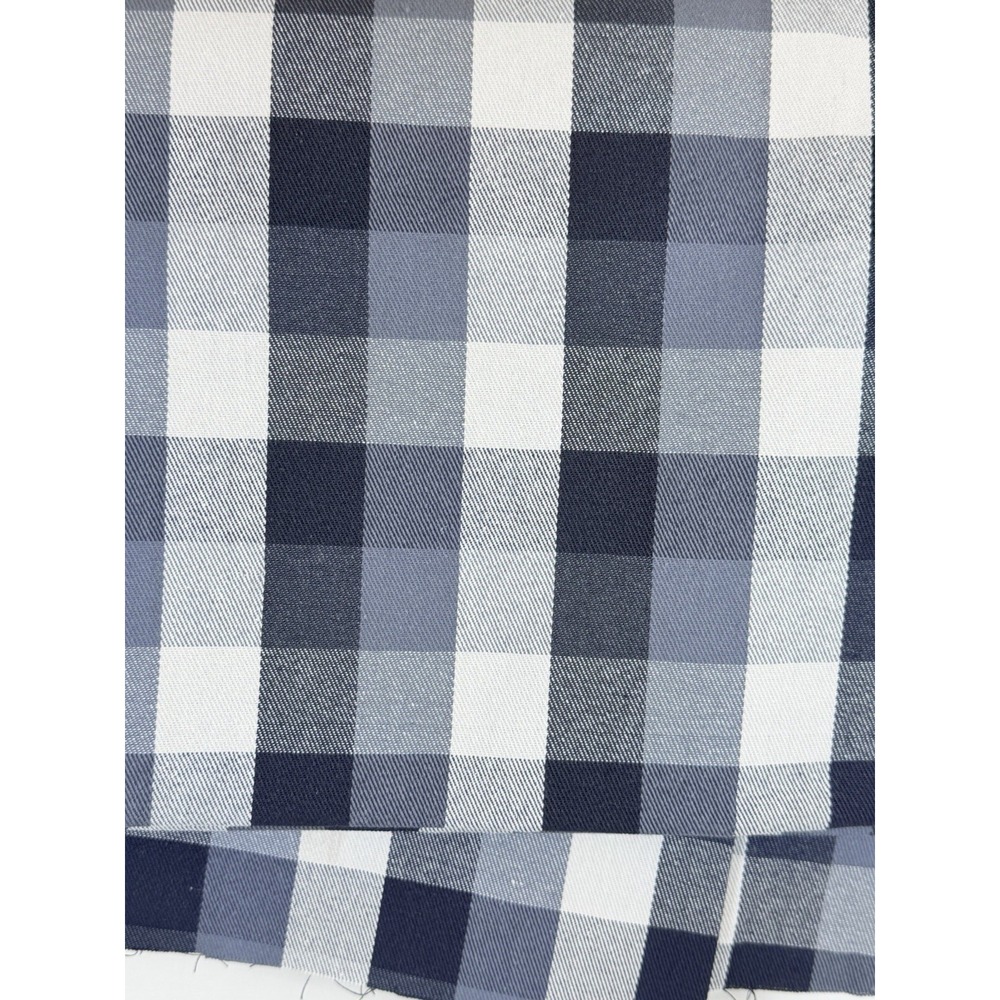 Buffalo Plaid Fabric Black Gray White Upholstery Craft Sewing 56" x 84" 2.3 Yds